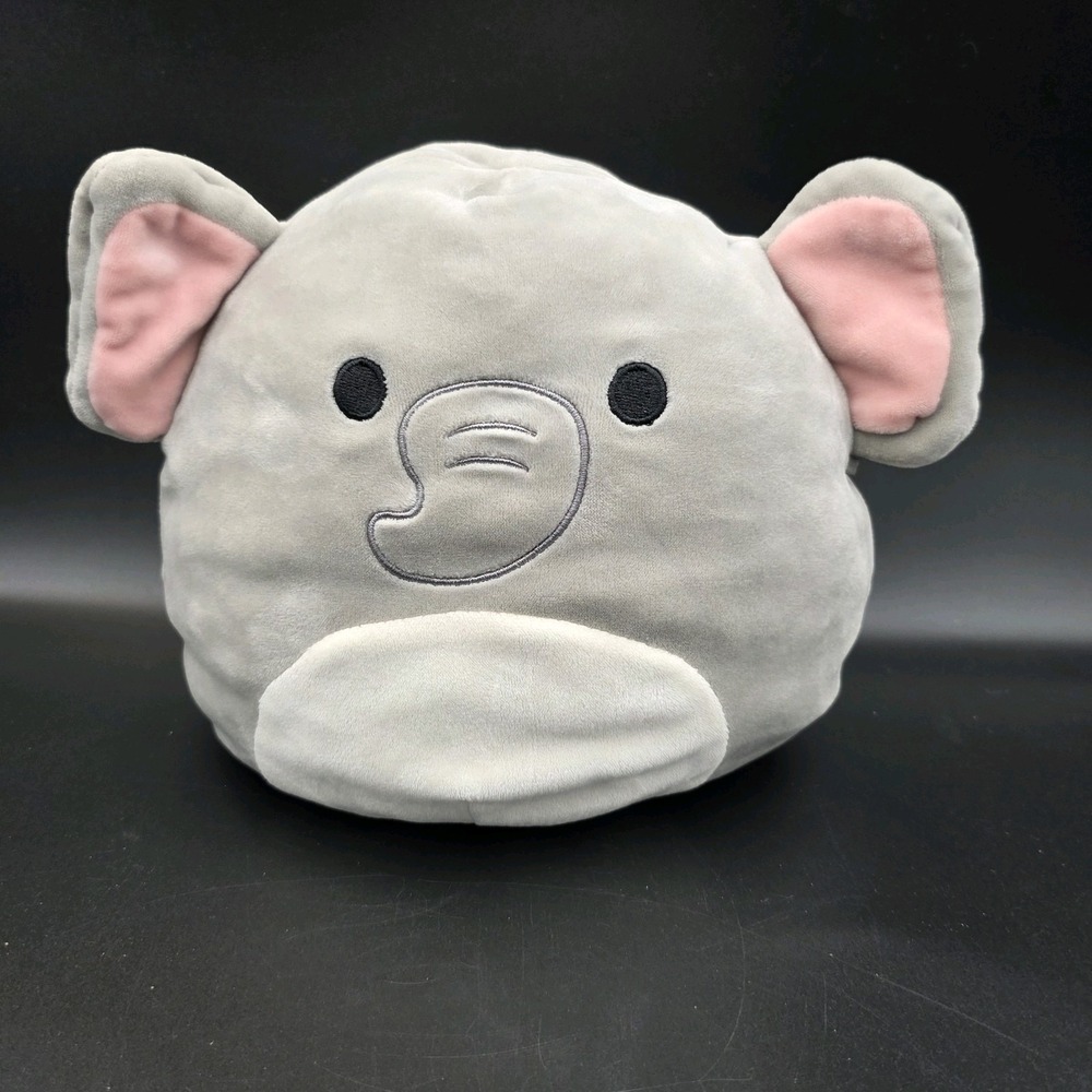 Kellytoy Squishmallows Mila‎ Elephant Plush Gray 8" Stuffed Animal Toy